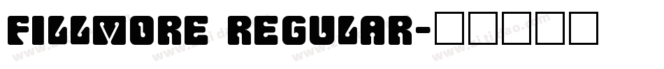 Fillmore Regular字体转换